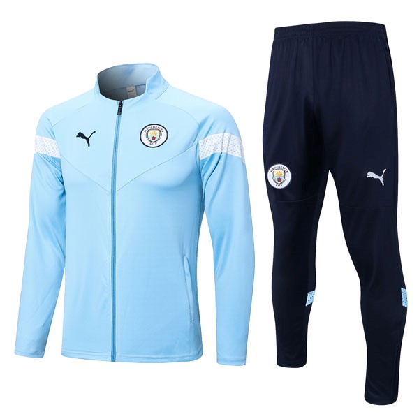 Giacca Manchester City 22/23 Blu Nero